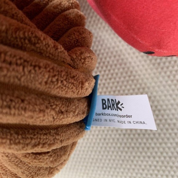 Bark Them Apples Dog Toy Squeaker Plush Treat Hiding 3 Pc Medium Large New Gift - Picture 8 of 12